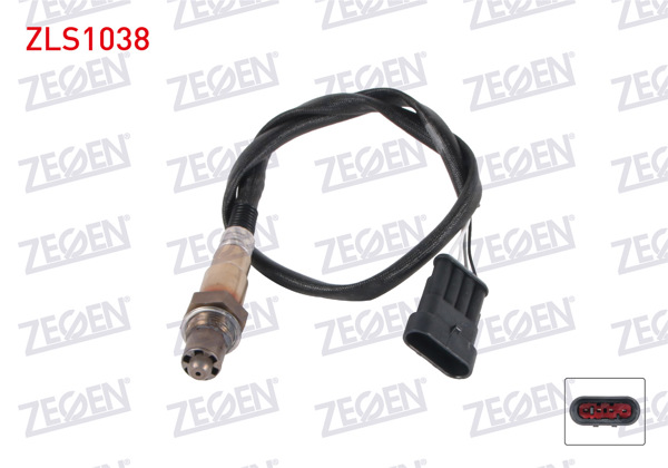 ZEGEN ZLS1038 | Lambda (Oksijen) Sensörü 600 mm Fiat Bravo-Marea 2.0İ 20V Hgt (182 B7.000) 1995-2007 / Palio-Stilo 1.6İ 16V (182 B6.000) 1996-2005 / Alfa Romeo 156-Gt 2.0 Jts (937 A1.000) 1997-2005