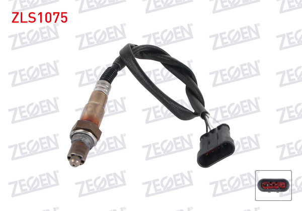 ZEGEN ZLS1075 | Lambda (Oksijen) Sensörü 560 mm Fiat Doblo 1.4 (843 A1.000) 2010-/ Fiat 500-500 C 1.4 (169 A3.000) 2009 -