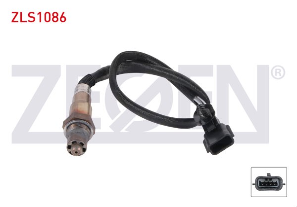 ZEGEN ZLS1086 | Lambda (Oksijen) Sensörü 500 mm Renault Clio III 1.6İ 16V (K4m800-801) 2005-2012 / Laguna III 1.6İ 16V (K4m824) 2007-/ Megane II-Scenic II 1.6 16V-2.0 (K4m760-761-812-813)-(F4r770) 2002-2008