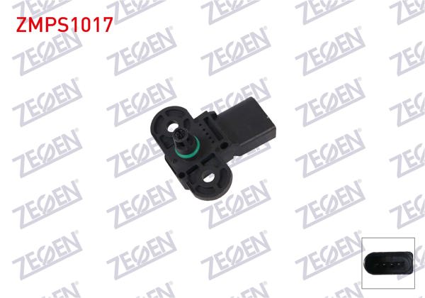 ZEGEN ZMPS1017 | Map Sensörü VW Golf 1.6-2.0 04-08 / Golf 1.6 08-12 / Jetta 1.6 05-10 / Passat 1.6 05-10 / Polo 1.4 99-01 / Polo 1.2 01-07 / Caddy 1.6 04-15 / Leon 1.4 16V 99-06