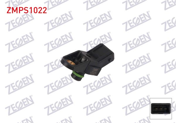 ZEGEN ZMPS1022 | Map Sensörü Citroen Berlingo 1.4 1996-2011 / Saxo 1.4-1.6 1996-2004 / Xsara 1.4-1.6 1997-2004 / Peugeot 206 1.4-1.6 1998-2006 / 306 1.6 1993-2002