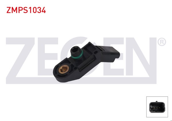 ZEGEN ZMPS1034 | Map Sensörü Citroen Berlingo 1.4-1.6 1996-2011 / Saxo 1.6 1996-2003 / Xsara 1.4-1.6 1997-2005 / C5 I 1.8-2.0 2001-2004