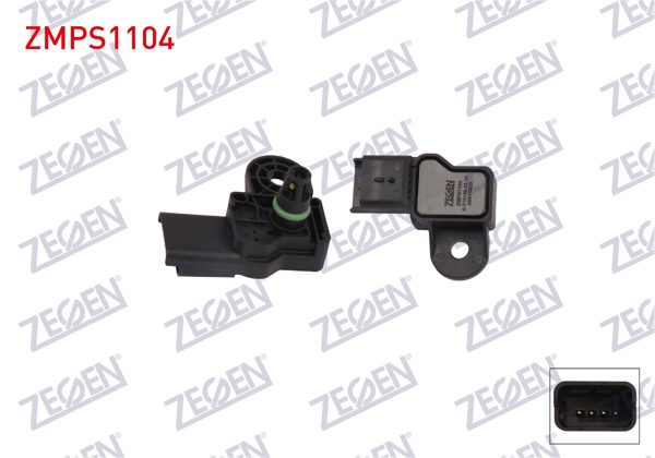 ZEGEN ZMPS1104 | Map Sensörü Peugeot 207 1.4-1.6 2007-2013 / Mini Cooper (R56) 1.6 2007-2013
