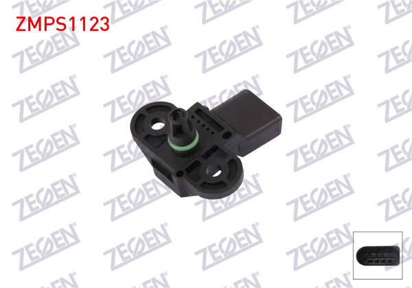 ZEGEN ZMPS1123 | Map Sensörü Audi A3 1.6, 1.2 TSI, 1.4 TFSI / VW Scirocco 1.4 TSI / Passat B7 1.4 TSI / Jetta III, IV 1.4 TSI / Golf V, VI 1.6, 1.4 TSI / Seat Leon 1.4 TSI
