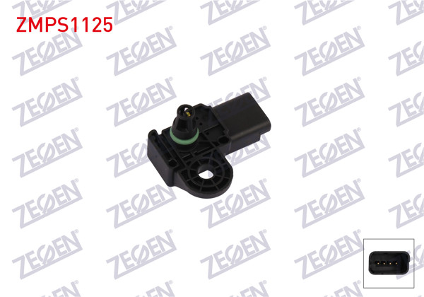 ZEGEN ZMPS1125 | Map Sensörü Citroen C4 1.6 Thp 2013-/ C5 III 2009-/ Peugeot 3008, 5008 1.6 16V 2009-/ Ds3, C5 1.6 Thp / 308 / 207 1.6 Thp / Mini Cooper (R55, R56, R57)