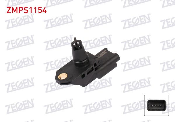 ZEGEN ZMPS1154 | Map Sensörü Ford Fiesta / Focus / Mondeo / Kuga / Connect / Citroen Berlingo / C-Elysee / C3 / C4 / C5 / Jumpy / Ds4 / Ds5 / Peugeot 207 / 208 / 307 / 308 / 508 / 301 / 2008 / 3008 / 4008 / 5008 / Expert / Partner / Volvo S40 / S60 / S80 / V40