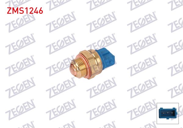 ZEGEN ZMS1246 | Fan Müşürü (110-105 C / 120-115 C) Opel Vectra B 1995-2002 / Vectra C 2005-2008 / Zafira A 1999-2005