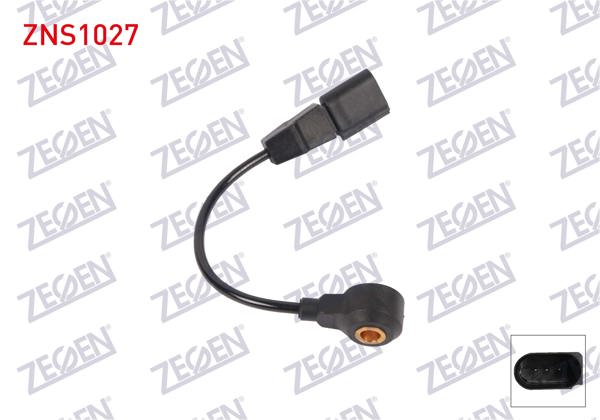 ZEGEN ZNS1027 | Vuruntu Sensörü Volkswagen Bora 1.6 1998-2005 / Golf IV 1.6 1997-2004 / Skoda Octavia 1.6 1997-2007 / Seat Leon 1.8 T 1999-2006 / Audi A3 1.6 1996-2003