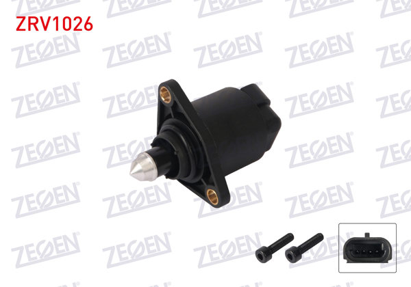 ZEGEN ZRV1026 | Rolantı Ayar Valfi Peugeot 206 1.4 1998-2012 / 306 1.4 1993-2001 / Citroen Xsara 1.4 1997-2005