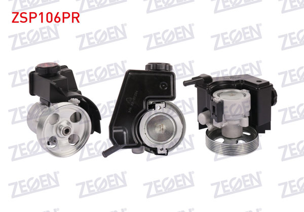 ZEGEN ZSP106PR | Direksiyon Pompası 100 Bar Kasnaklı 114mm 6Pk Depolu Peugeot Partner 1.9 D 1996-2008 / Berlingo 1.9 D 1996-2008