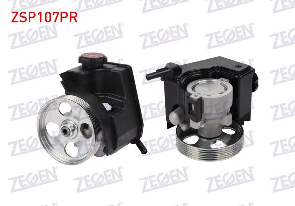 ZEGEN ZSP107PR | Direksiyon Pompası 100 Bar Kasnaklı 125mm 6Pk Depolu Peugeot Partner 2.0 HDI 1996-2008 / Citroen Berlingo 2.0 HDI 1996-2008