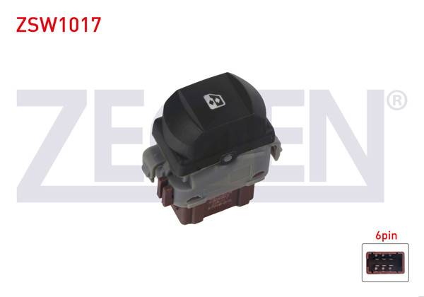 ZEGEN ZSW1017 | Cam Açma Anahtarı Tekli Turuncu Işık 10 Pin Renault Megane II-Clio III-Laguna II-Espace IV 2002 -