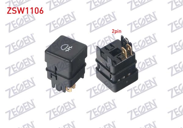 ZEGEN ZSW1106 | On Sis Far Anahtarı 2 Pin Fiat Dogan SLX 1993-2002