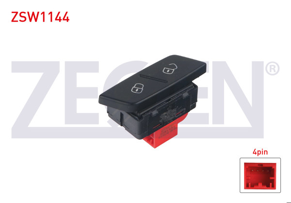 ZEGEN ZSW1144 | Kapı Kilit Anahtarı 4 Pin Volkswagen Passat 2008-2012