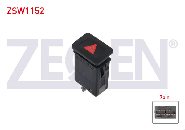 ZEGEN ZSW1152 | Flaşör Anahtarı 7 Pin Volkswagen Golf IV-Bora 1997-2005