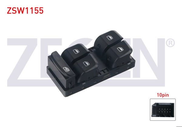 ZEGEN ZSW1155 | Cam Açma Anahtar Grup 10 Pin Audi A4-A5-Q3-Q5 2007 -