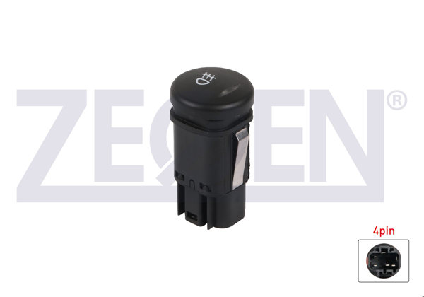 ZEGEN ZSW1175 | Sis Far Anahtarı 4 Pin Ford Fiesta IV-Ka 1996 -