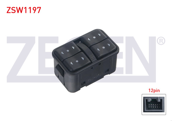 ZEGEN ZSW1197 | Cam Açma Anahtar Grup 12 Pin Opel Astra G-Zafira A 1998-2005 / Meriva A 2003-2010
