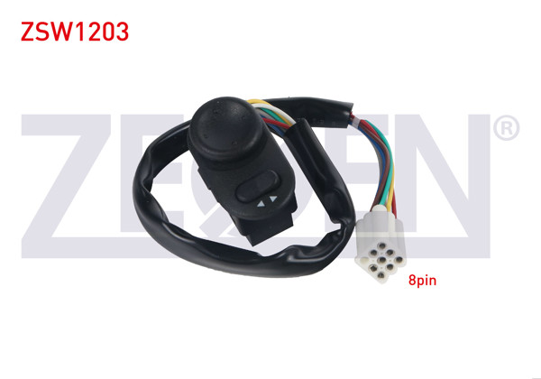 ZEGEN ZSW1203 | Ayna Ayar Düğmesi Fişli 8 Pin Opel Vectra A-B-Astra F 1988-2003