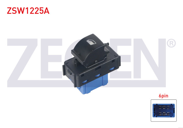 ZEGEN ZSW1225A | Cam Açma Anahtarı Tekli Mavi Soketlı 6 Pin C-Elysee-301 2012 -