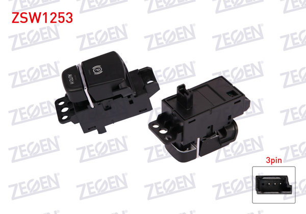 ZEGEN ZSW1253 | El Fren Anahtarı 3 Pin BMW 5 Serisi (F90) 2016-/ 6 Serisi (G32) 2017-2020 / X3 (F97) 2017 -
