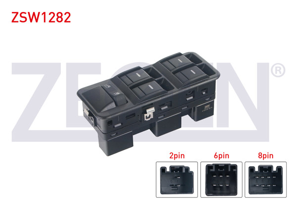 ZEGEN ZSW1282 | Cam Açma Anahtar Grup 16 Pin Indırme Otomatik Land Rover Discovery III