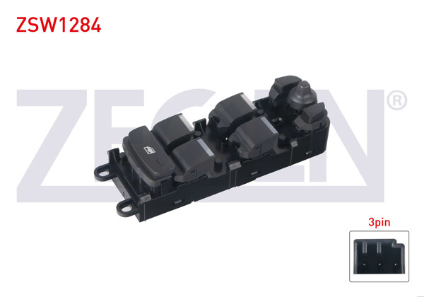 ZEGEN ZSW1284 | Cam Açma Anahtar Grup Ayna Ayarlı 3 Pin Land Rover Range Rover Evoque 2011 -