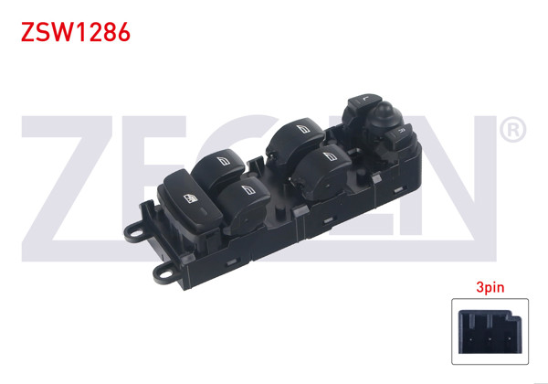 ZEGEN ZSW1286 | Cam Açma Anahtar Grup Ayna Ayarlı 3 Pin Land Rover Discovery IV 2010-/ Range Rover Sport 2005-2013