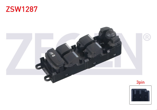 ZEGEN ZSW1287 | Cam Açma Anahtar Grup Ayna Ayarlı 3 Pin Land Rover Discovery Sport 2014 -