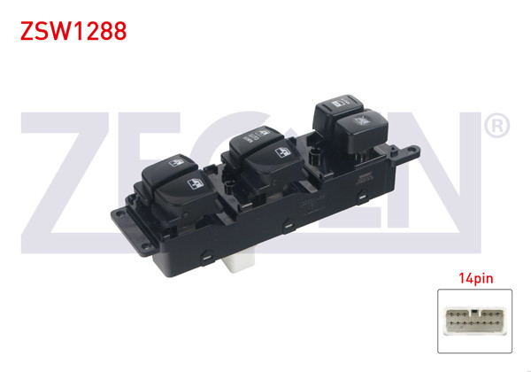 ZEGEN ZSW1288 | Cam Açma Anahtar Grup 14 Pin Hyundai Accent Era 2006-2012