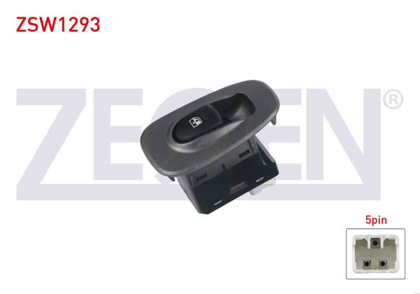 ZEGEN ZSW1293 | Cam Açma Anahtarı Tekli 5 Pin Hyundai Accent II 2000-2005