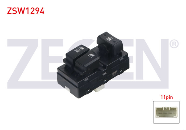 ZEGEN ZSW1294 | Cam Açma Anahtarı Çiftli 11 Pin Hyundai H1 2008 -