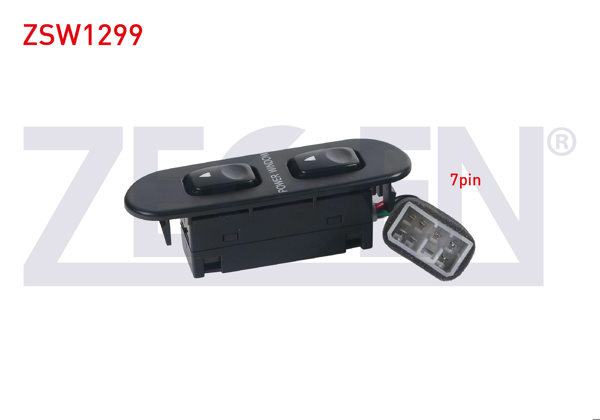 ZEGEN ZSW1299 | Cam Açma Anahtarı Çiftli 7 Pin Hyundai H100 1993-2004