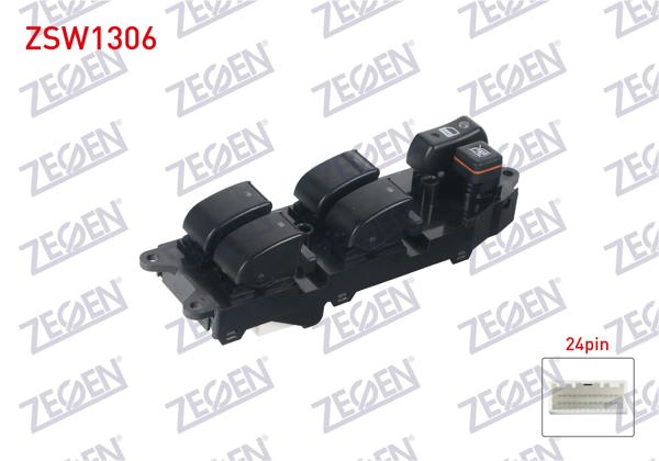 ZEGEN ZSW1306 | Cam Açma Anahtar Grup 24 Pin Toyota Corolla-Avensis 2001-2008