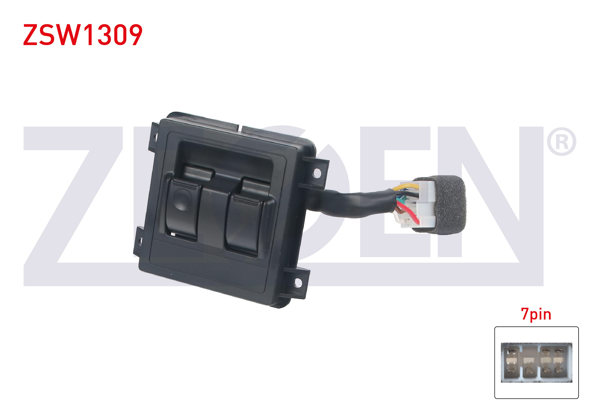 ZEGEN ZSW1309 | Cam Açma Anahtarı Çiftli 7 Pin Mitsubishi L300 1997-2006