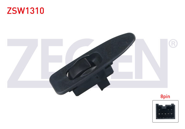ZEGEN ZSW1310 | Cam Açma Anahtarı Tekli 8 Pin Mitsubishi Carisma 1995-2006