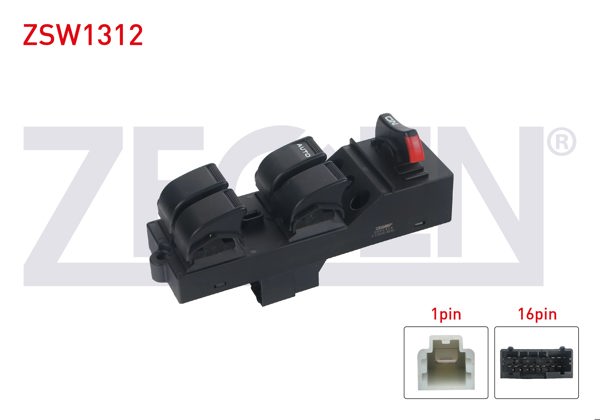 ZEGEN ZSW1312 | Cam Açma Anahtar Grup 17 Pin Honda Civic VI 1995-2001