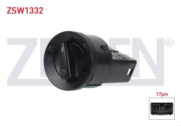 ZEGEN ZSW1332 | Far Anahtarı 17 Pin Arka Sisli Golf IV-Polo-Passat-Bora-Galaxy 1997-2005 / Sharan-Alhambra 1995-2010