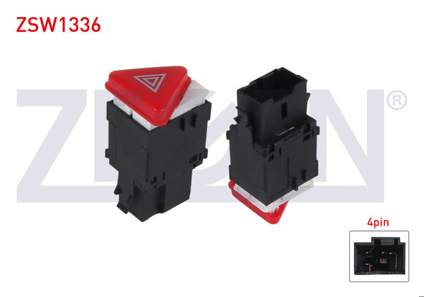 ZEGEN ZSW1336 | Flaşör Anahtarı 4 Pin Transporter V-Fabia 1999-2011