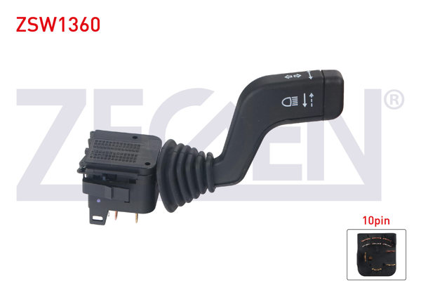 ZEGEN ZSW1360 | Far Sinyal Kumanda Kolu 10 Pin Opel Astra F-Vectra B-Corsa B-Tigra A 1991-2003