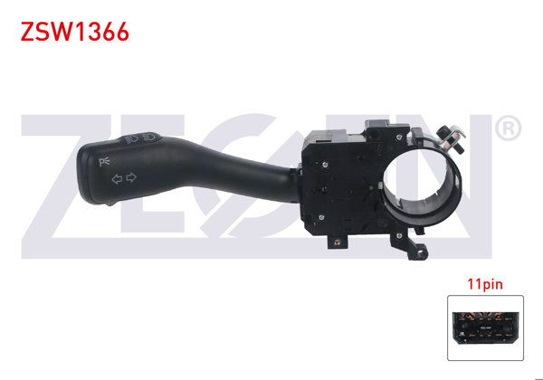 ZEGEN ZSW1366 | Far Sinyal Kumanda Kolu 11 Pin Golf IV-Bora-Fabia-Octavia-Superb-Leon-Toledo-A2-A3-A6-Tt 1994-2006