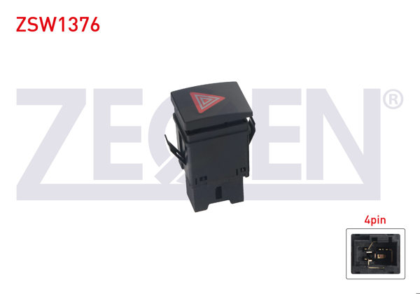 ZEGEN ZSW1376 | Flaşör Anahtarı 4 Pin Volkswagen Polo 2001-2012