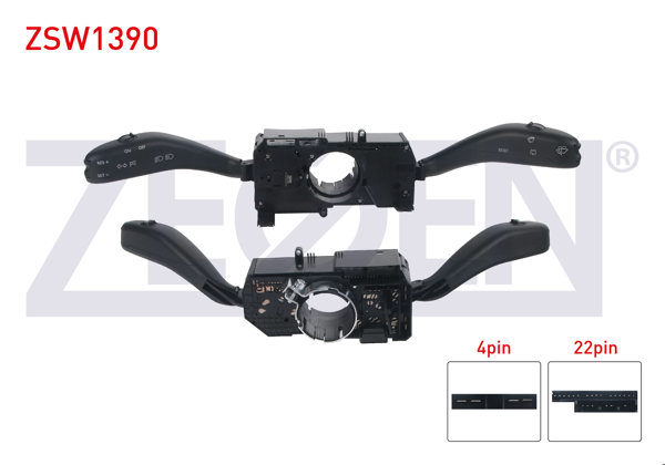ZEGEN ZSW1390 | Far Sinyal Kumanda Kolu 26 Pin Transporter V 2003-2011 / Fabia II-Ibiza IV-Roomster 2006 -