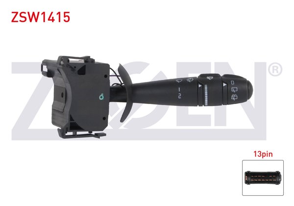 ZEGEN ZSW1415 | Silecek Kumanda Kolu 13 Pin Renault Traffic II-Laguna II-Vivaro 2001-2014