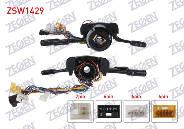 ZEGEN ZSW1429 | Far Sinyal Kumanda Kolu Cevırmelı 20 Pin Fiat Kartal SLX 1993-2002