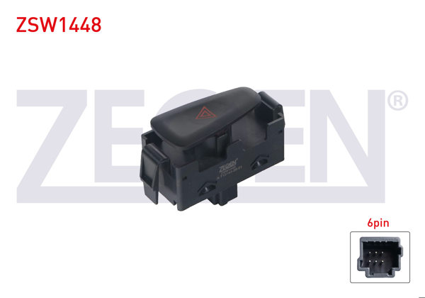 ZEGEN ZSW1448 | Flaşör Anahtarı 6 Pin Dacia Lodgy-Dokker-Sandero II 2012 -