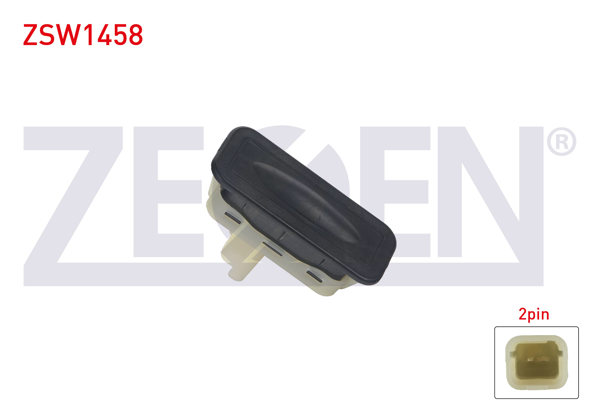 ZEGEN ZSW1458 | Bagaj Kilit Butonu 2 Pin Renault Clio III-IV-Megane III 2005 -