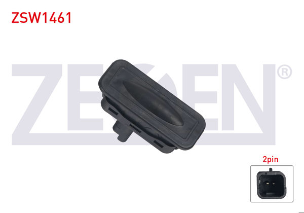 ZEGEN ZSW1461 | Bagaj Kilit Butonu 2 Pin Renault Clio III Hb / Megane II Hb 2002-2008
