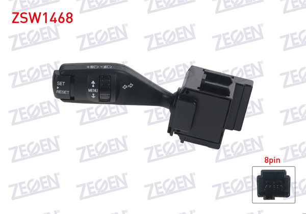 ZEGEN ZSW1468 | Far Sinyal Kumanda Kolu 8 Pin Yol Bılgısayarlı Ford Focus II-C-Max 2004-2012