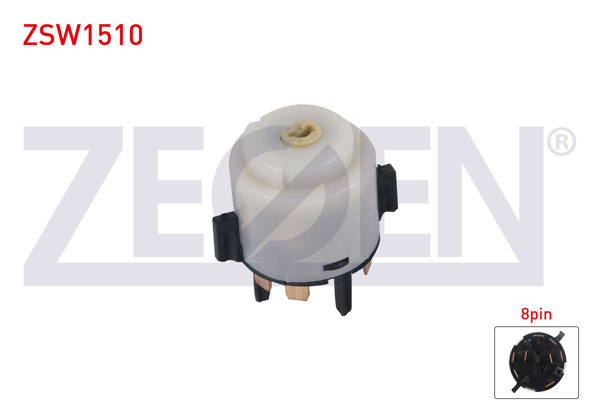 ZEGEN ZSW1510 | Kontak Termiği 8 Pin Golf IV-Passat-Bora-Leon-Toledo-Octavia-A3-A4-A6 1997-2005 / Polo-Fabia-Transporter-Superb-Cordoba-Ibiza 2001-2012